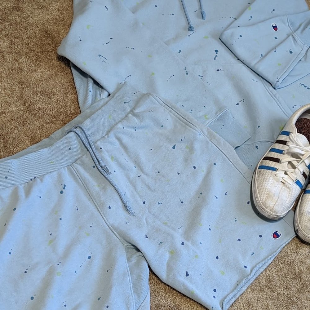 Champion Reverse Weave Paint Splatter Shorts - Picture 4 of 5